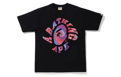 Bape Tie Dye Twist College Tee