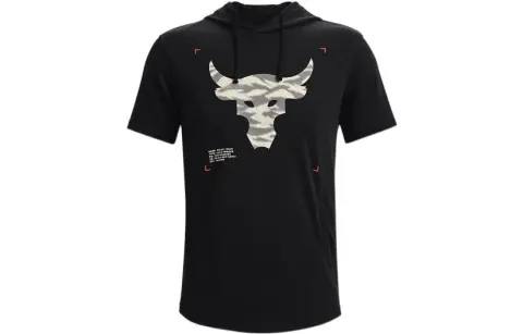 Under Armour Project Rock T Shirt Men's Black