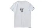 Li Ning Sports Basketball Collection T Shirts Men's White Crew Neck Moderate Straight Fit