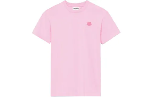 KENZO T Shirts Men's Begonia Color Crew Neck Moderate Straight Fit