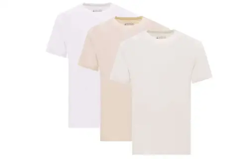 Maison Margiela 3 Pack Crewneck T Shirt