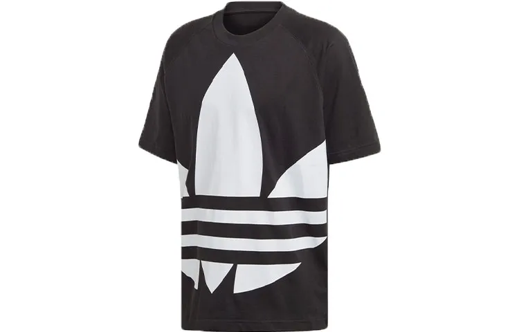adidas originals Men's Big Trefoil Boxy Tee Black