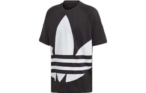 adidas originals Men's Big Trefoil Boxy Tee Black