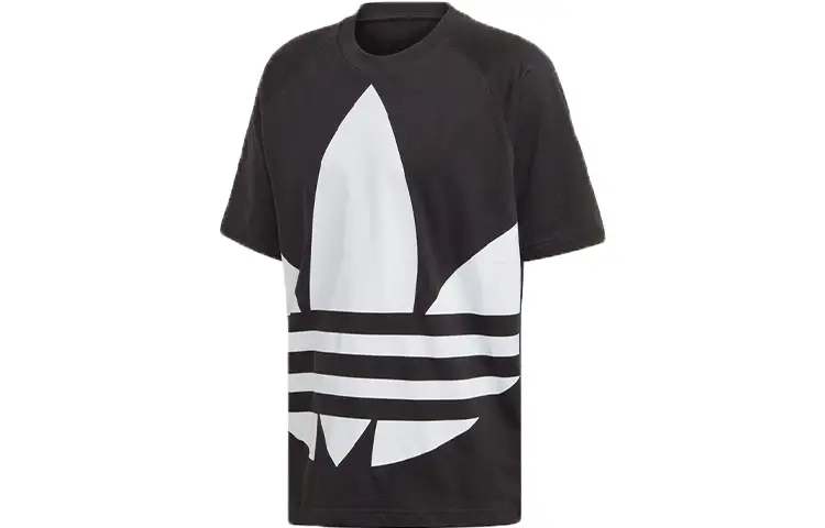 adidas originals Men's Big Trefoil Boxy Tee Black