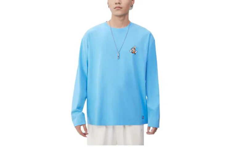 Dickies T Shirts Men's Celestial Blue Crew Neck Moderate Other