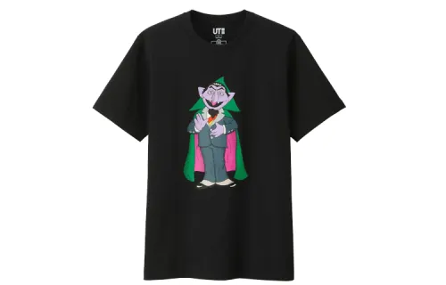 Kaws X UNIQLO X Sesame Street Count Von Count Tee