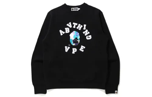 A BATHING APE T Shirts Men's Crew Neck Moderate Straight Fit