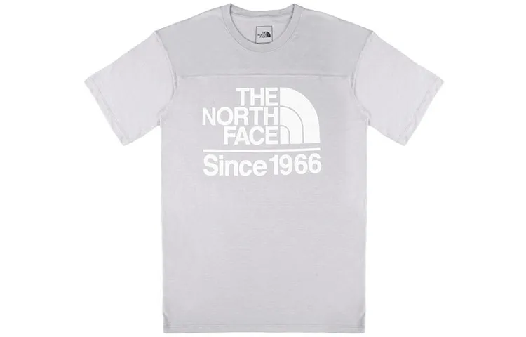 THE NORTH FACE T-Shirt Men's Light Gray US Version