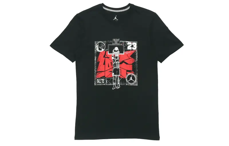 Jordan Set-in Sleeve T-Shirt Men's Black