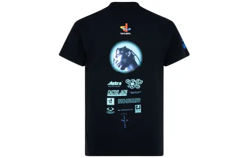 Travis Scott T Shirts Unisex Black Crew Neck Moderate Straight Fit