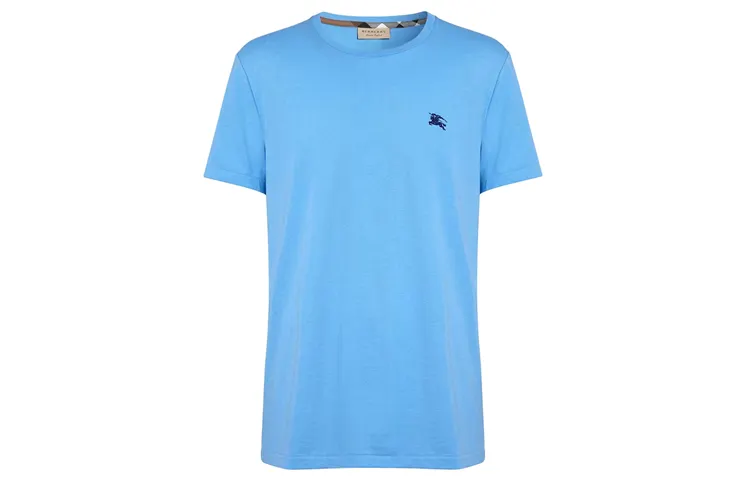 Burberry T Shirt Men's Light Blue