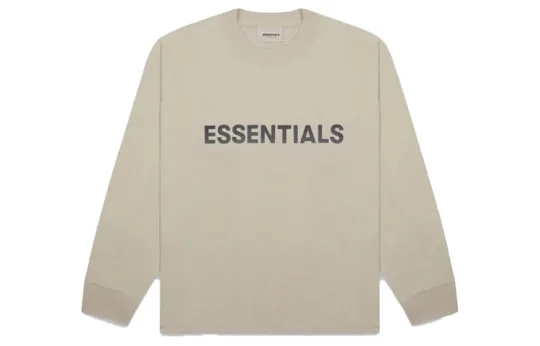 Fear Of God Essentials Boxy Long Sleeve T Shirt Applique Logo