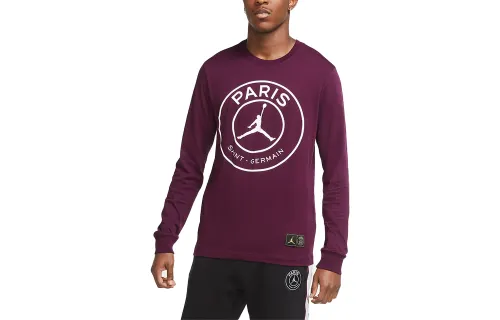Jordan T Shirt Men's Bordeaux Burgundy