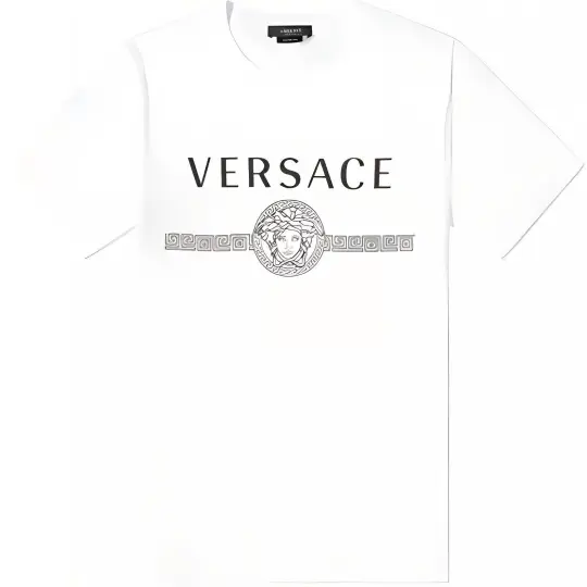 VERSACE Medusa Logo Print T Shirt