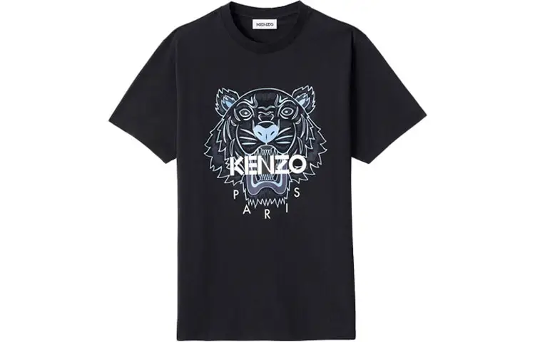 KENZO Men's Classic Tiger T-Shirt Black