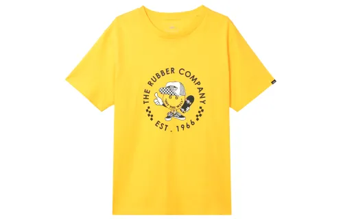 Vans T Shirts Men's Lemon Crew Neck Moderate Straight Fit