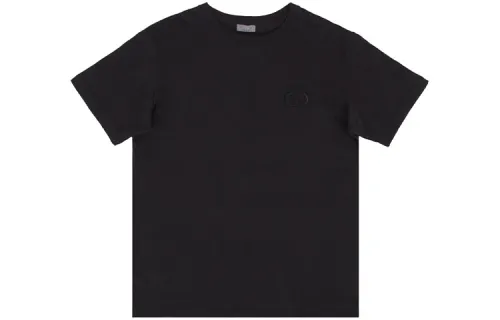 DIOR Homme Logo Detailed Crewneck T Shirt