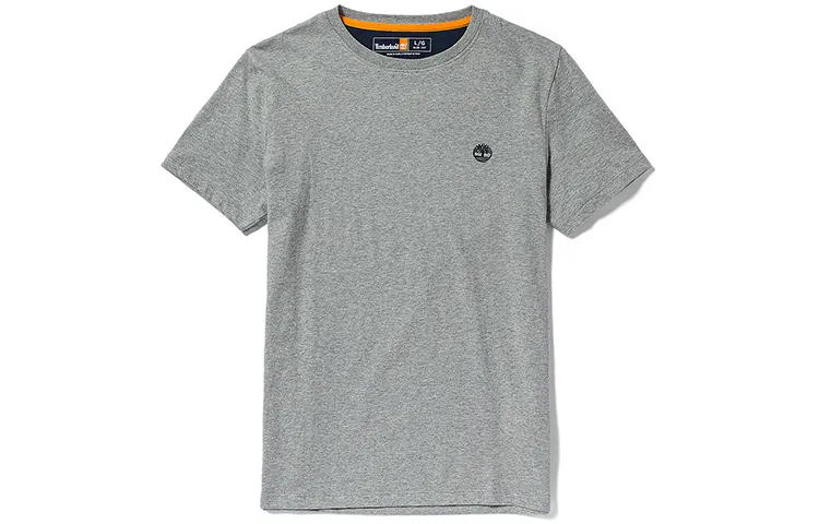 Timberland T Shirt Men's Medium Heather Gray