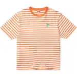 【Replicated_PMPrevious Season】striped logo-print T-shirt