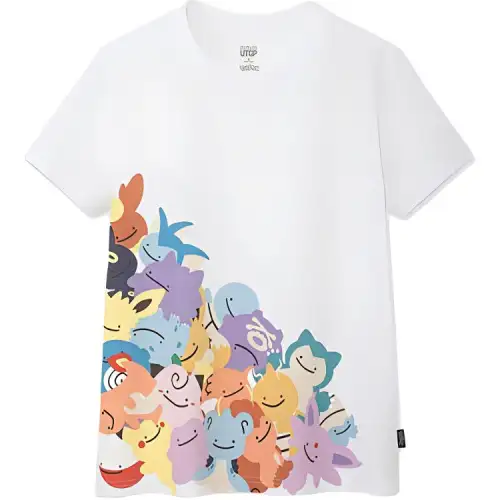 UNIQLO x Pokémon T Shirt Unisex White