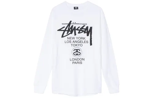 Stussy T Shirts Unisex Crew Neck Moderate Straight Fit