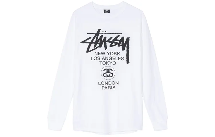 Stussy T Shirts Unisex Crew Neck Moderate Straight Fit