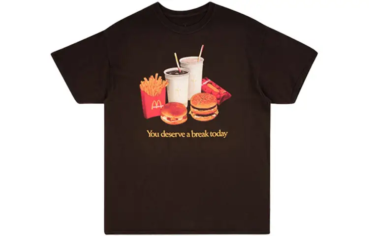 Travis Scott x Mcdonald , T Shirt Men's Brown