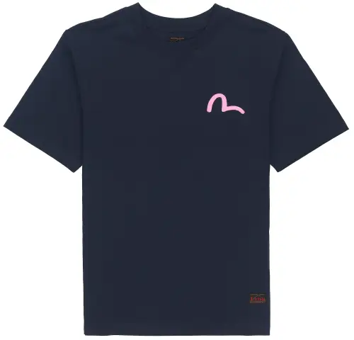 EVISU T Shirts Men's Crew Neck Moderate Straight Fit