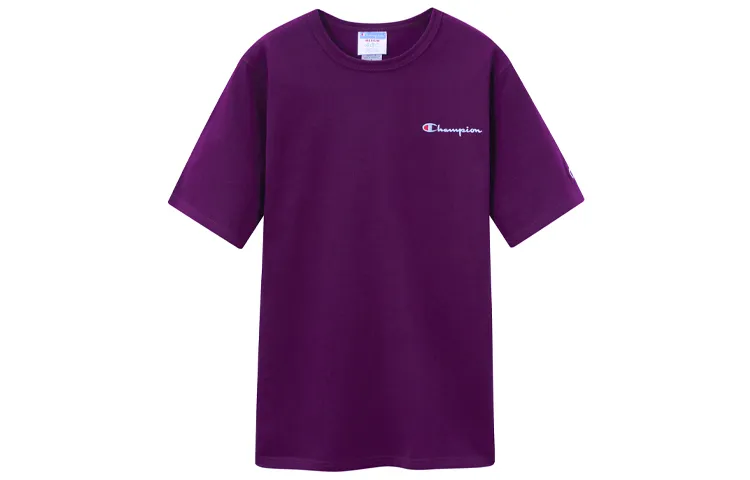 Champion T Shirt US Version Unisex Purple
