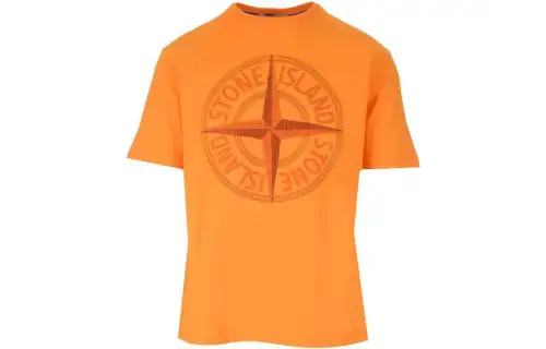 STONE ISLAND SS23 T Shirt Men's Orange
