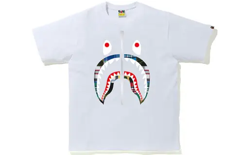 A BATHING APE Shark Series T Shirt Men's White