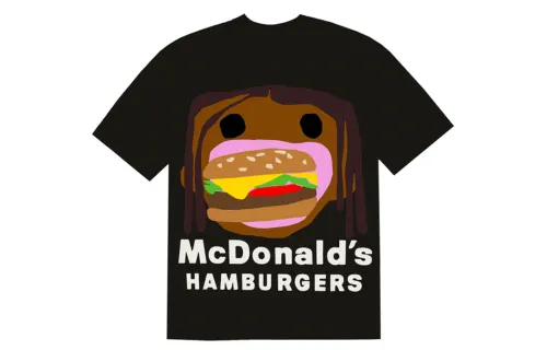 Travis Scott X Cpfm 4 Cj Burger Mouth T Shirt