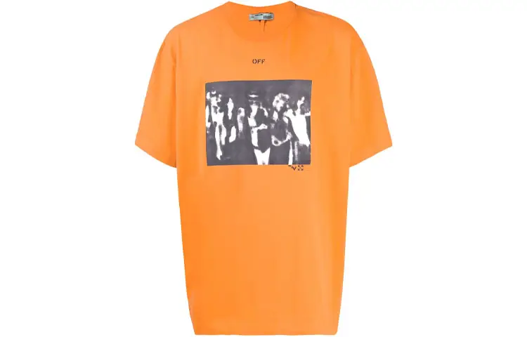 OFF WHITE SS20 T Shirt Men's Orange