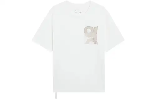 Li Ning Sports Life Collection T Shirt Unisex Ivory