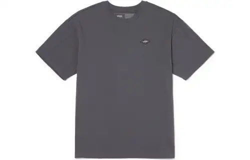 Vans T Shirts Men's Lime Gray Crew Neck Moderate Straight Fit