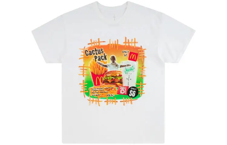 Travis Scott X McDonald's Cactus Pack Vintage Bootleg Ii T Shirt