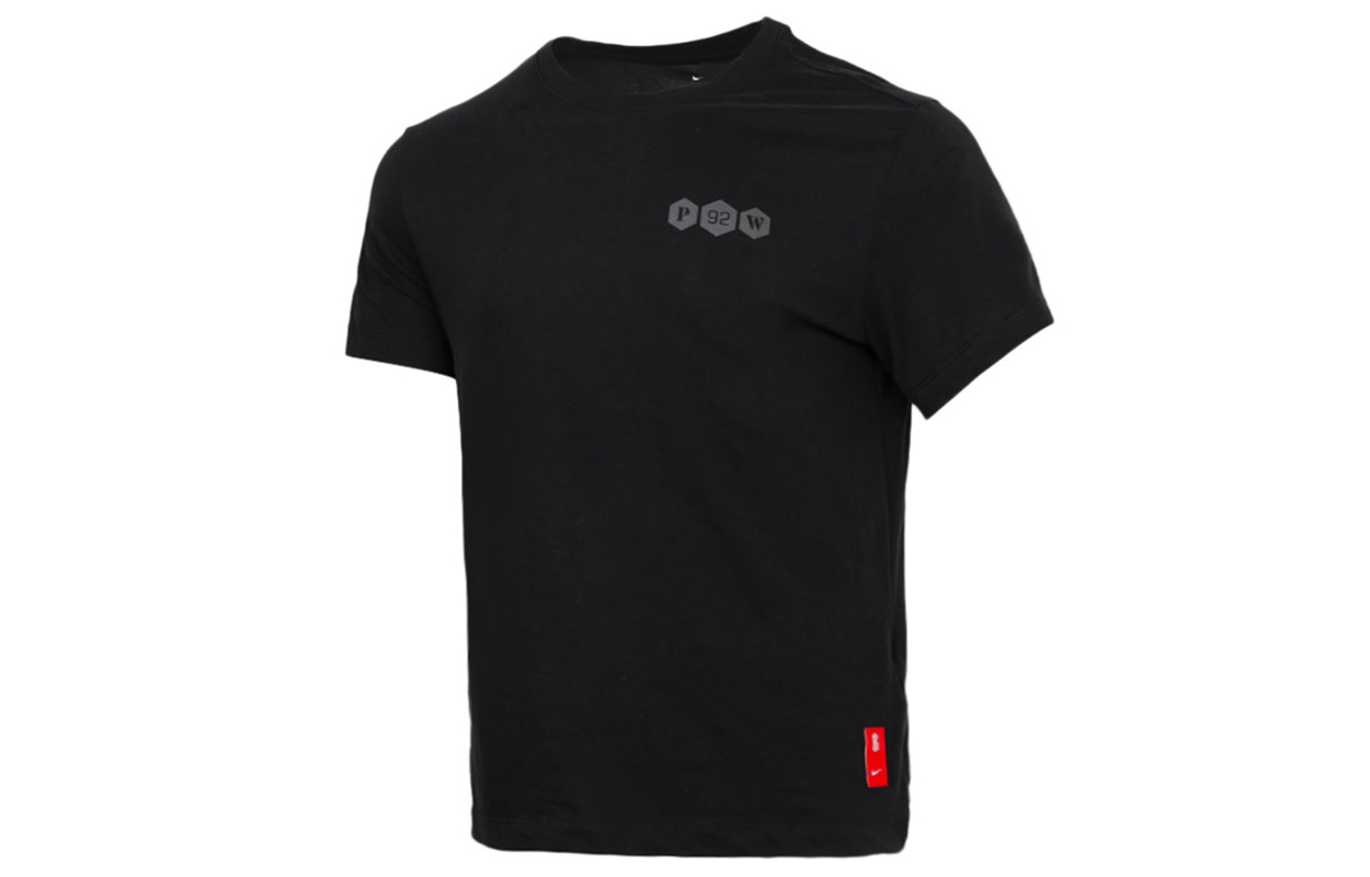 Nike Retro sports basketball black short sleeve T-shirt, with your logo imprint, American style