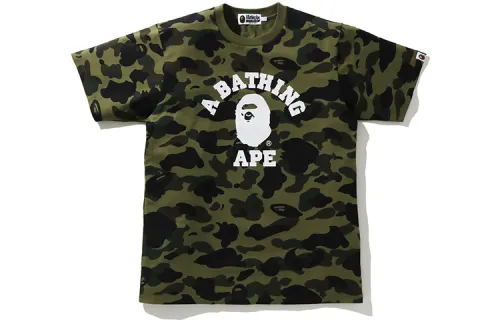 Bape 1st Camo College Tee Tee