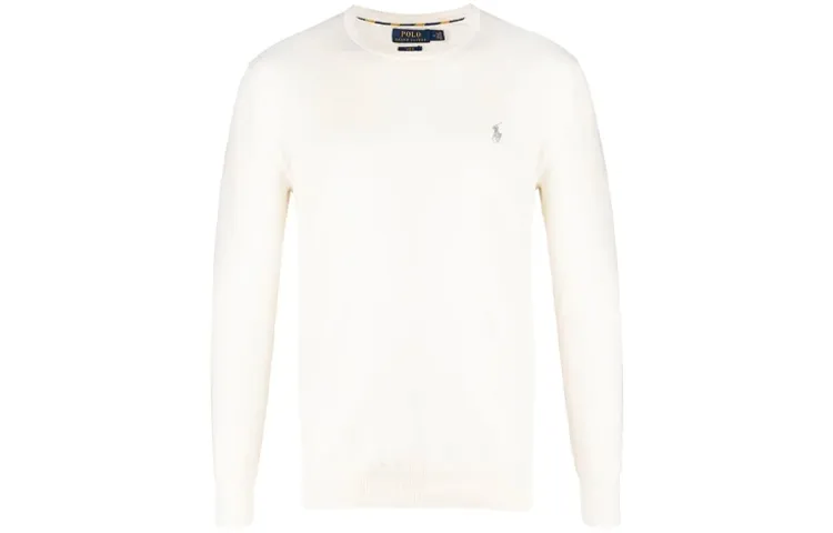 Polo Pony-embroidered cotton sweatshirt
