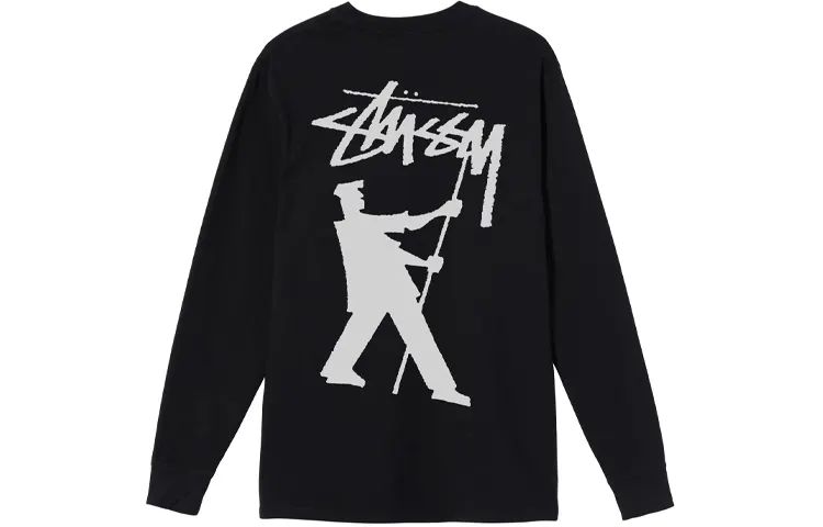 Stussy Weeds Pigment Dyed Long Sleeve Tee
