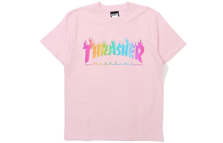 Thrasher T Shirt Japan Version Unisex Pink