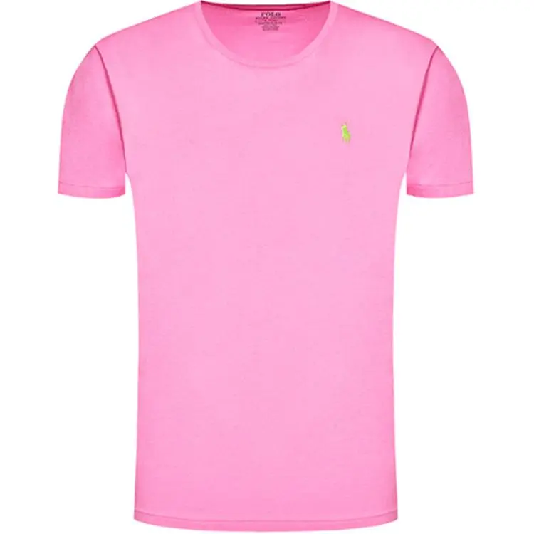 Polo Ralph Lauren SS21 T Shirt Custom Slim Fit Men's Pink