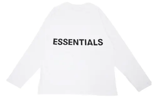 Fear Of God Essentials SS19 T Shirts Unisex Crew Neck Moderate Straight Fit