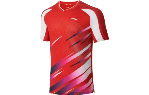 Li Ning Table Tennis Collection T Shirt Men's Red