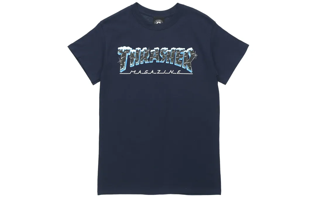 Thrasher T Shirt US Version Unisex Blue
