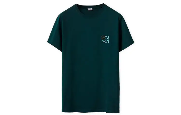LOEWE SS21 T Shirt Men's Forest Green