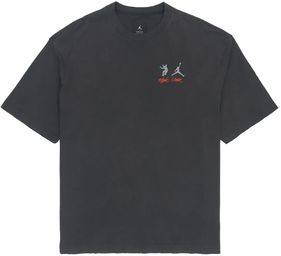 Jordan X Union M J T Shirt Asia Sizing