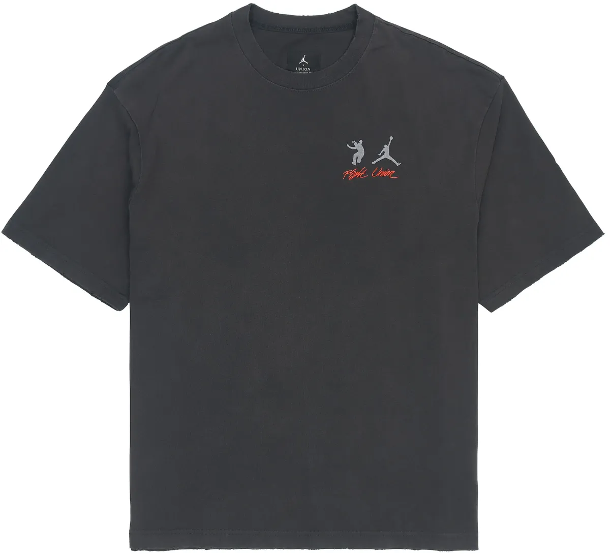Jordan X Union M J T Shirt Asia Sizing