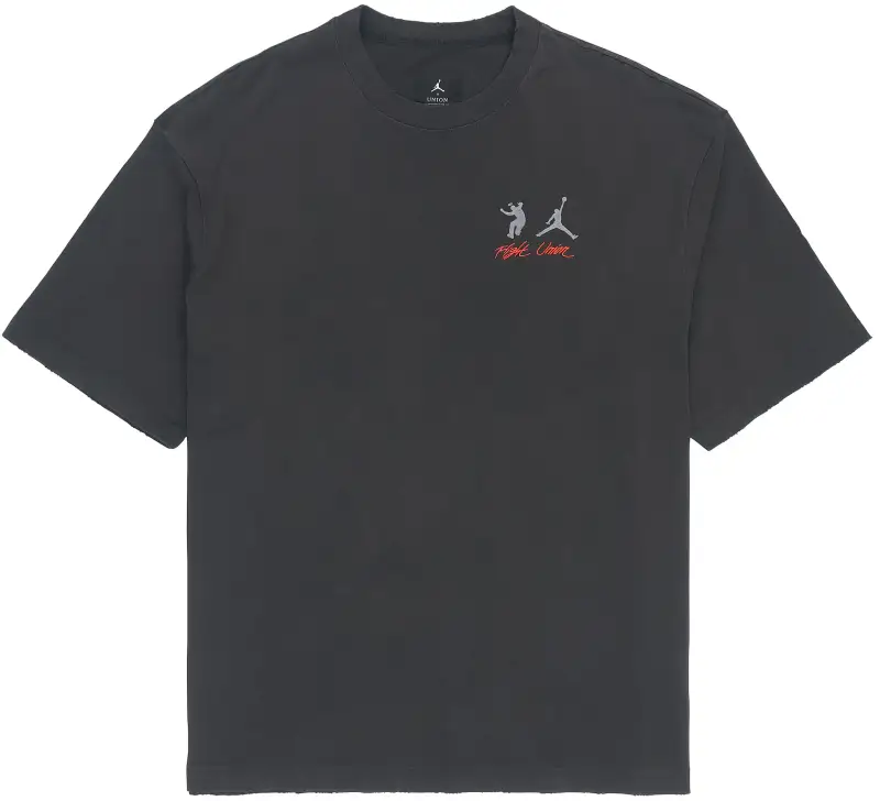 Jordan X Union M J T Shirt Asia Sizing