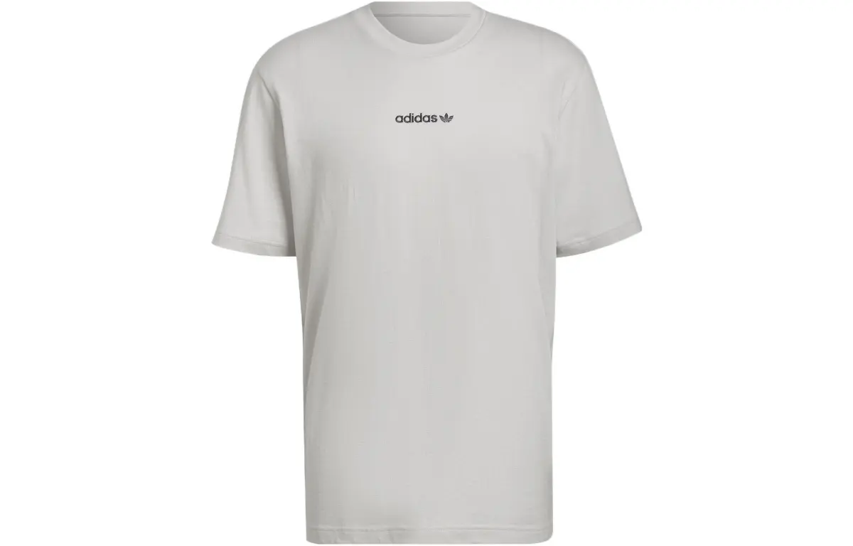 Adidas Originals Edge Seam Tee T-Shirts Men's White Crew Neck Moderate Straight Fit